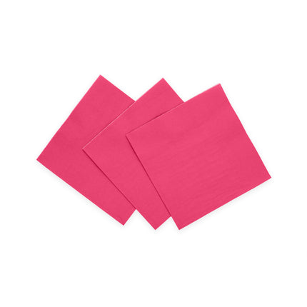 Tovaglioli fucsia 3 strati 24cm 20pz