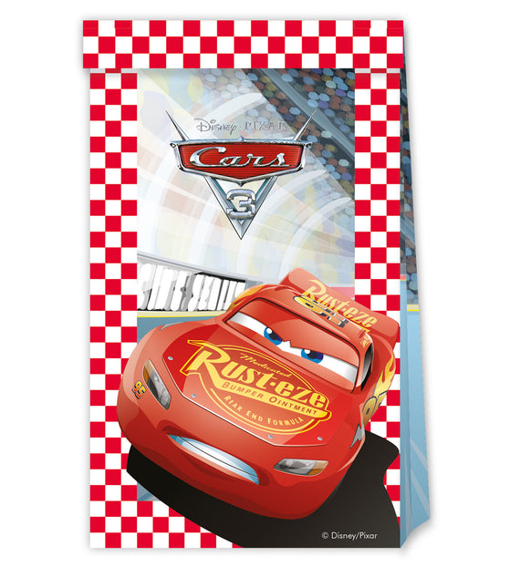 Sacchetti per feste Cars 3 4 pezzi