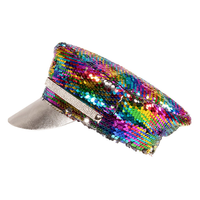 Cappello reversibile Rainbow Silver