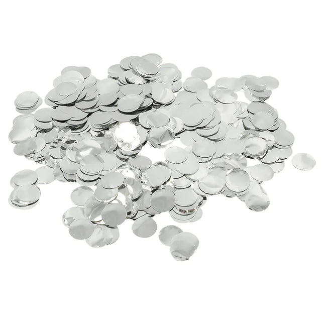 Sacchetto di coriandoli argento metallizzato 30g