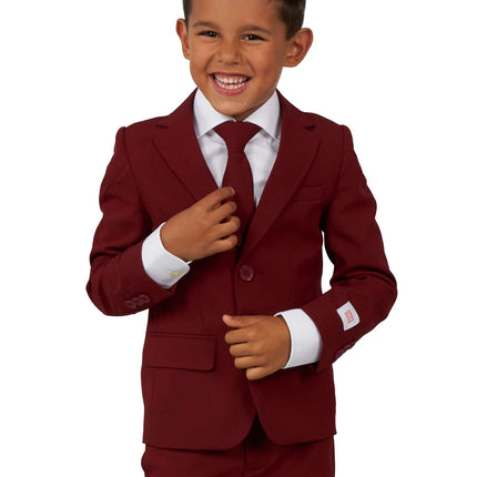 Abito rosso Bordeaux Ragazzo OppoSuits