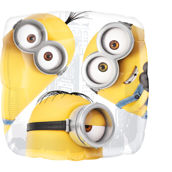 Palloncino ad elio Minions vuoto 43 cm