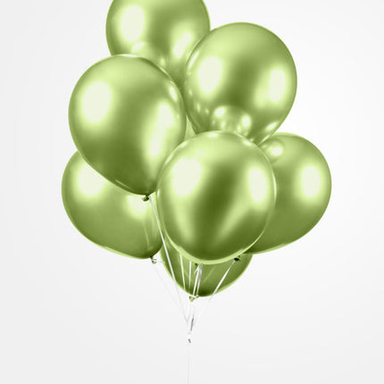 Palloncini verdi lucidi 30,5 cm 100 pz