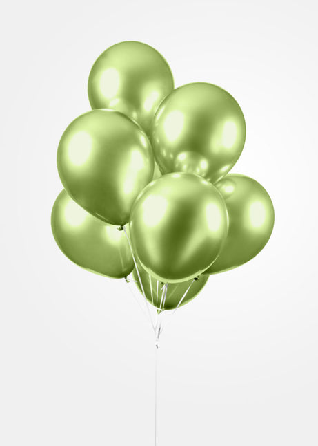 Palloncini verdi lucidi 30,5 cm 100 pz