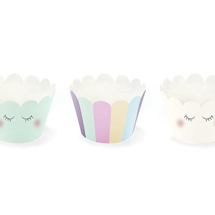 Stampi per cupcake Unicorno 6 pezzi