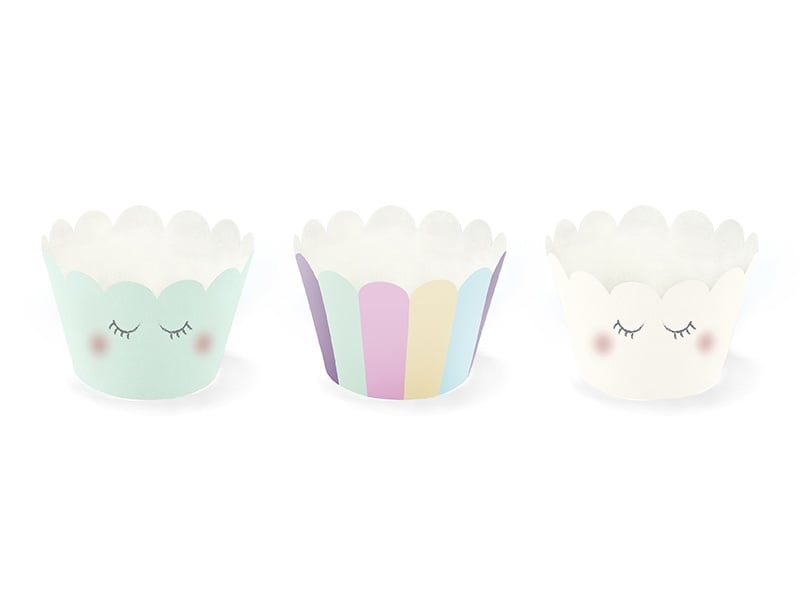 Stampi per cupcake Unicorno 6 pezzi