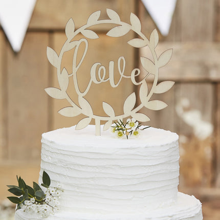 Cake topper Love 19cm