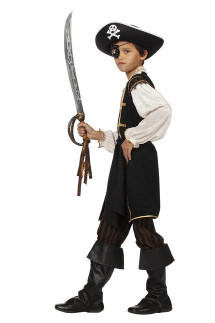 Costume da pirata nero bambino