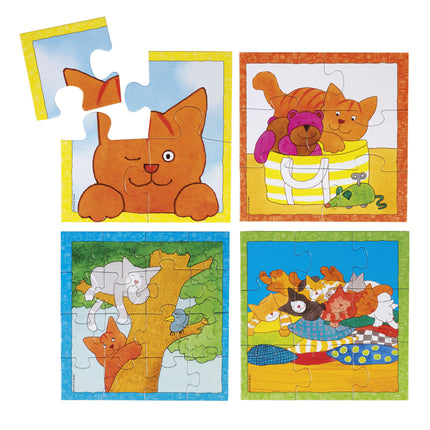 Puzzle Dikkie Dik 4 in 1