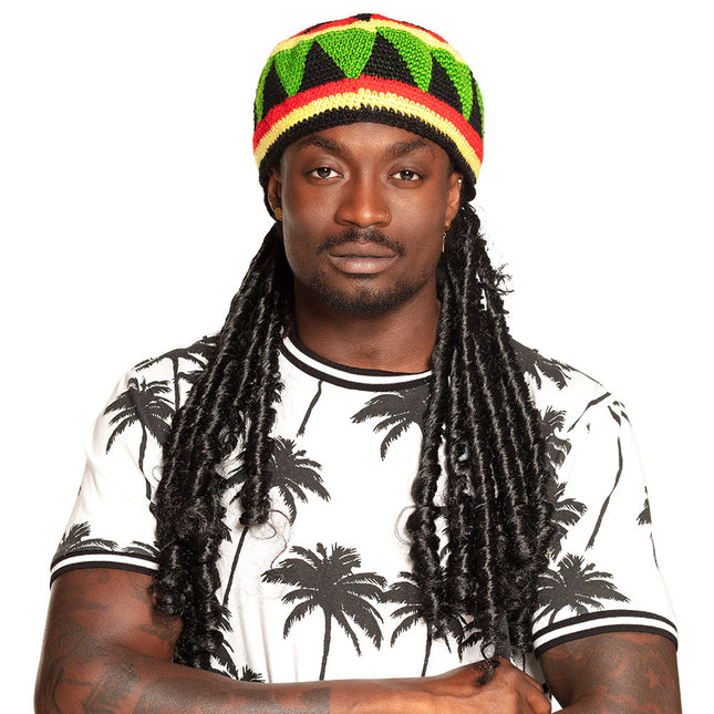 Cappello rasta con rasta