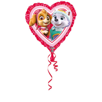 Palloncino ad elio Paw Patrol Cuore vuoto 43 cm