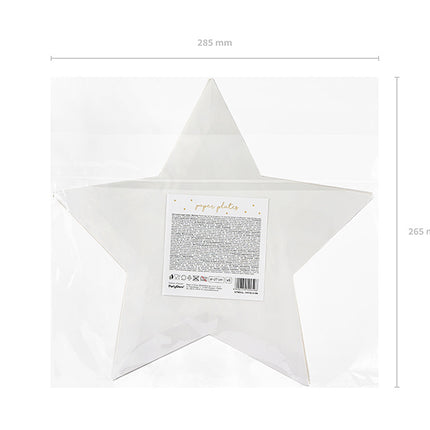 Piatti Stella Little Star Oro 27cm 6pz