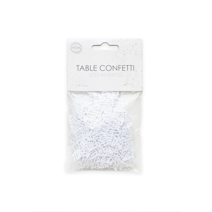 Coriandoli da tavola Just Married White