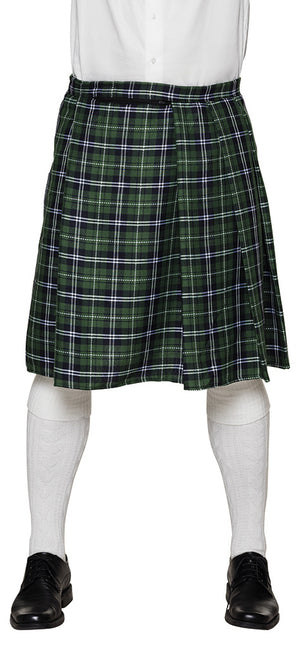 Kilt scozzese verde