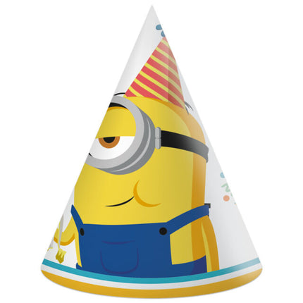 Cappelli da festa Minions L'ascesa di Gru 6 pezzi