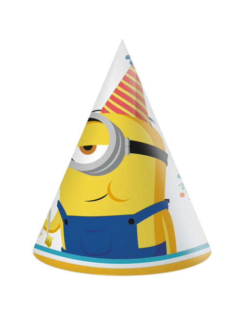 Cappelli da festa Minions L'ascesa di Gru 6 pezzi