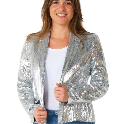 Paillet Silver Blazer Ladies Suitmeister