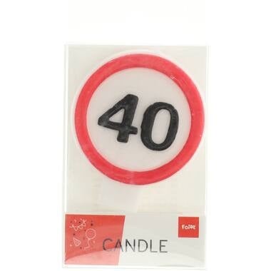 Cartello stradale Candela 40 anni