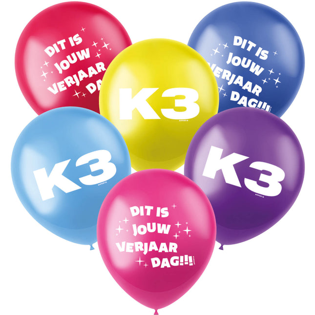 Palloncini K3 23cm 6pz