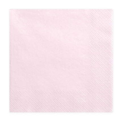 Tovaglioli rosa chiaro 30cm 20pz