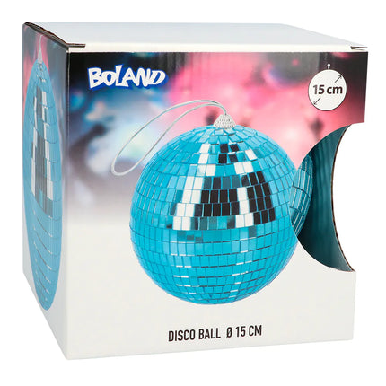 Discoball blu da 15 cm