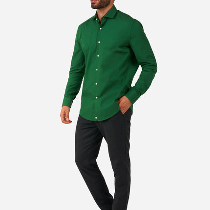 Camicia verde scuro uomo OppoSuits