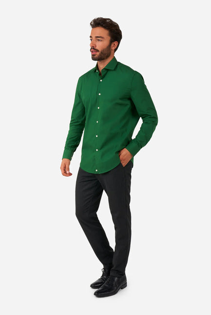 Camicia verde scuro uomo OppoSuits