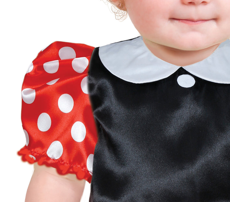 Costume da Minnie Mouse rosso bianco bambino