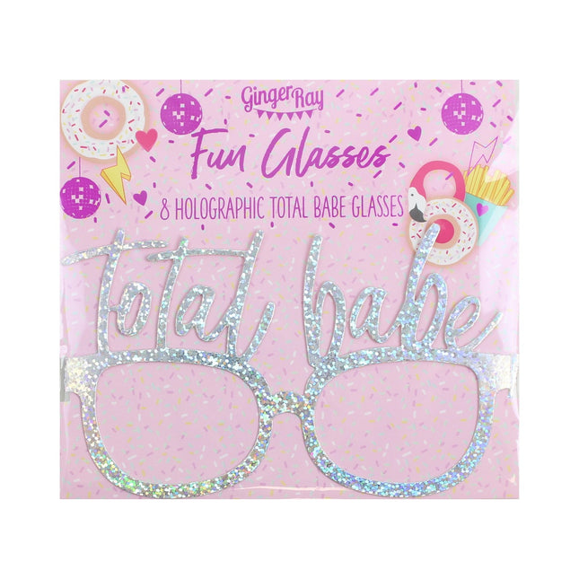 Occhiali d'argento Total Babe Glitter 13cm 8pz