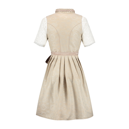 Dirndl jaquard, crema