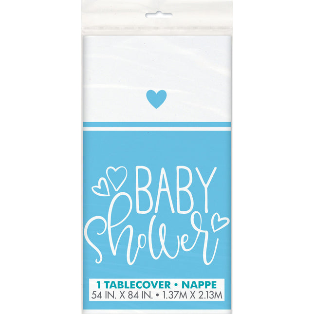 Tovaglia Baby Shower Blu 2,13m