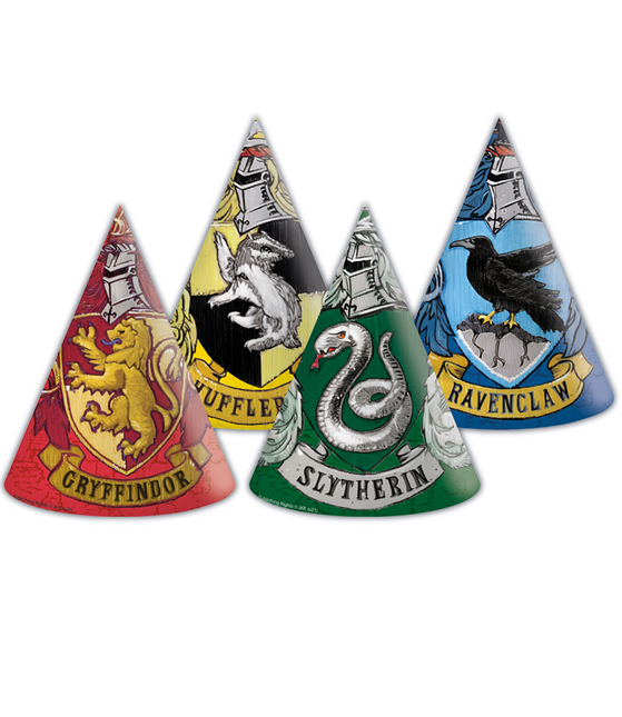 Cappelli di Harry Potter di carta 6 pezzi