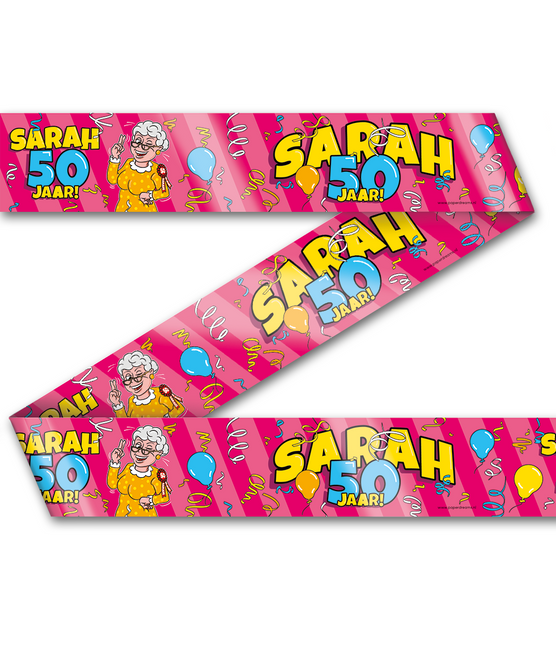 Sarah Barrier Ribbon 50 Years Cartoon 12m