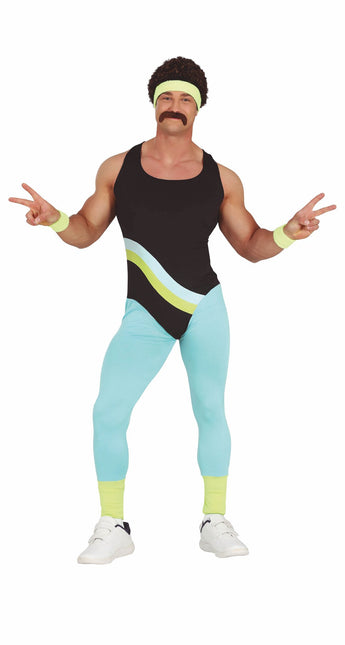 Costume da atleta uomo blu