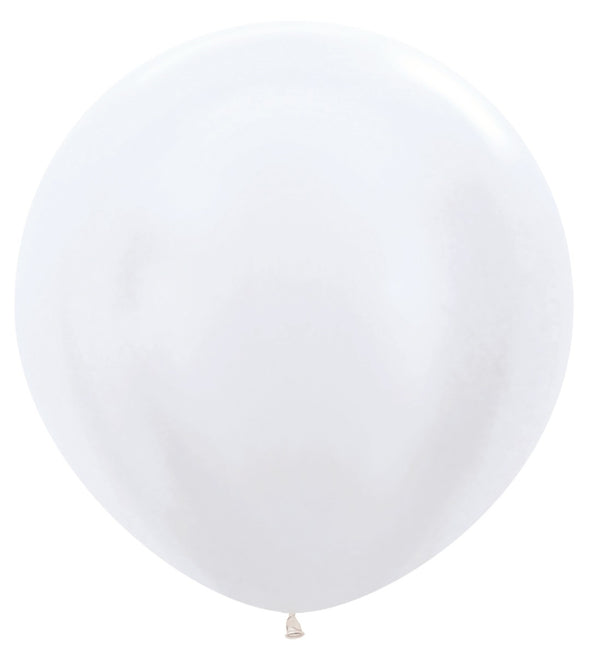 Palloncini Bianco Perla 91cm 10pz