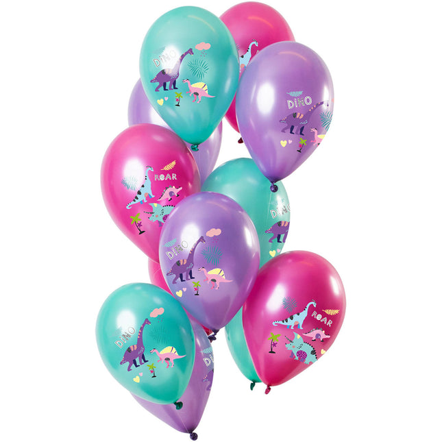 Palloncini Dinosauro Mix 30cm 12pz