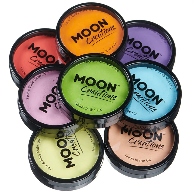 Moon Creations Vaschette per torte Pro Face Paint Verde chiaro 36g