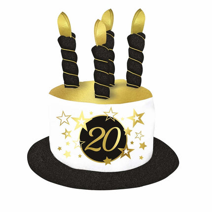 Cappello 20 anni Candele