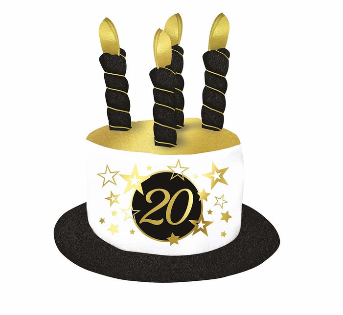 Cappello 20 anni Candele