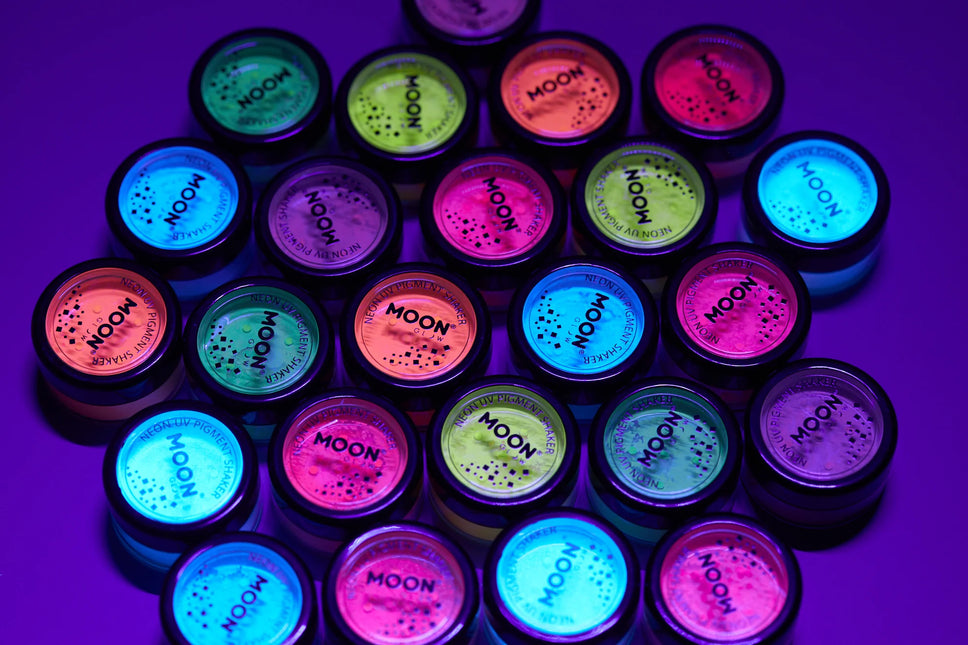 Moon Glow Neon UV Pigment Shakers Arancione Intenso 5g