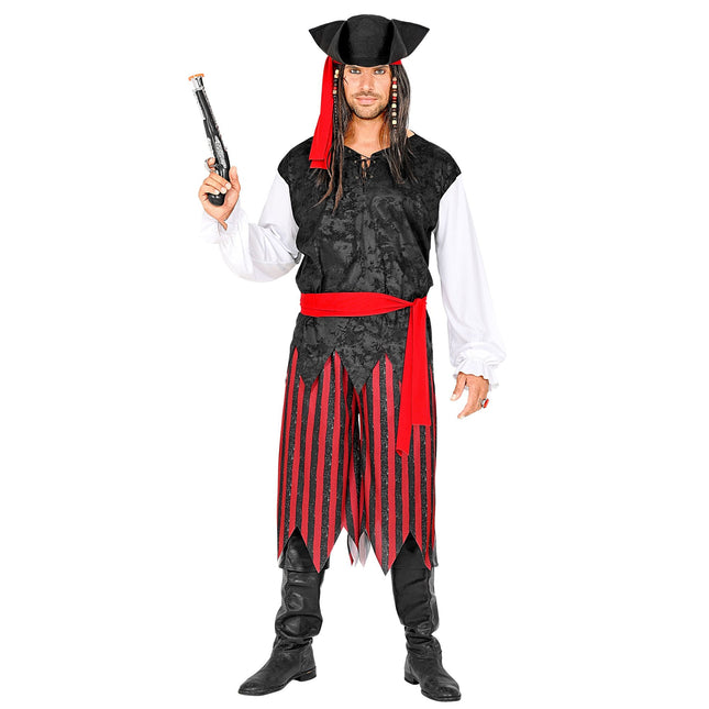 Costume da pirata uomo a righe