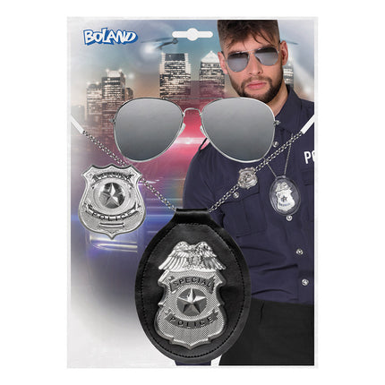 Set di costumi Polizia 3 pezzi