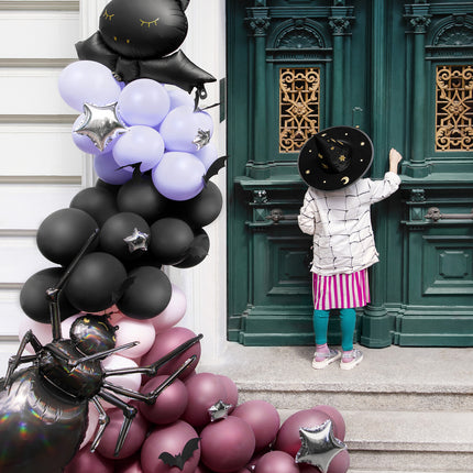 Arco di palloncini di Halloween 1,20 m 7 pezzi