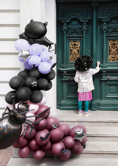 Arco di palloncini di Halloween 1,20 m 7 pezzi