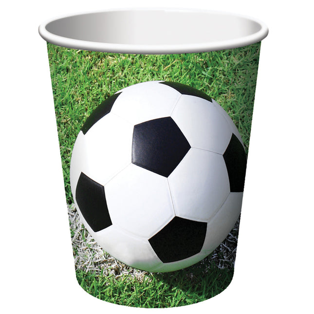 Tazze da calcio 256ml 8pz