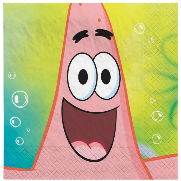 Tovaglioli Spongebob Patrick 33cm 16pz