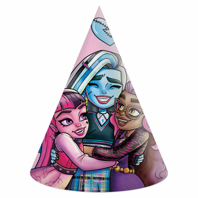 Cappelli da festa Monster High 6 pezzi