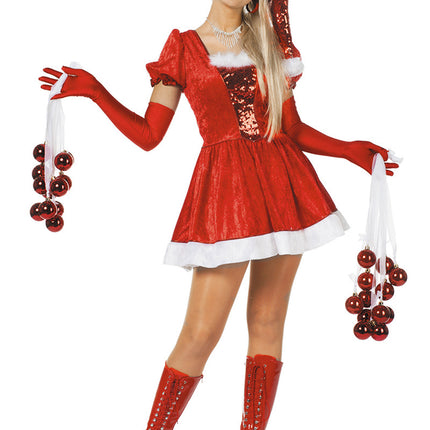 Vestito di Natale rosso da donna