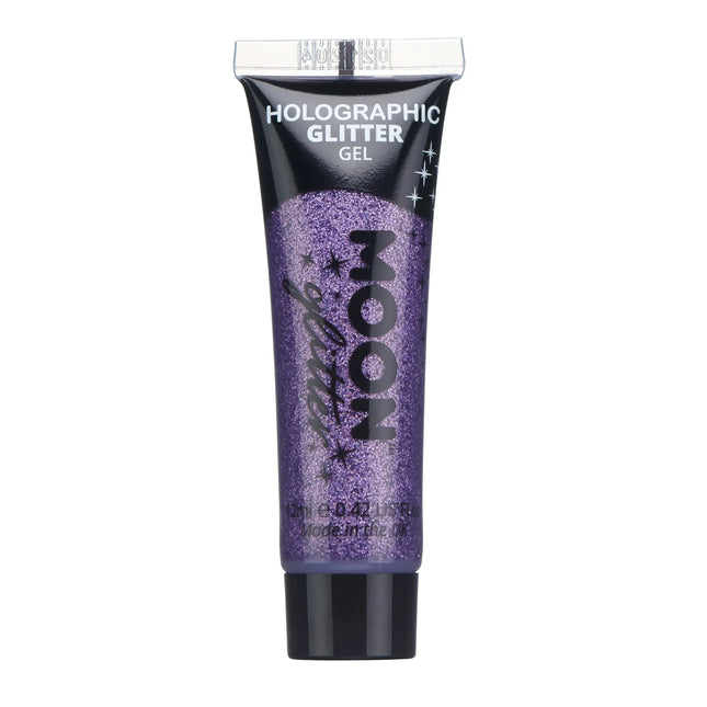 Moon Glitter Holographic Fine Glitter Gel Viola 12ml