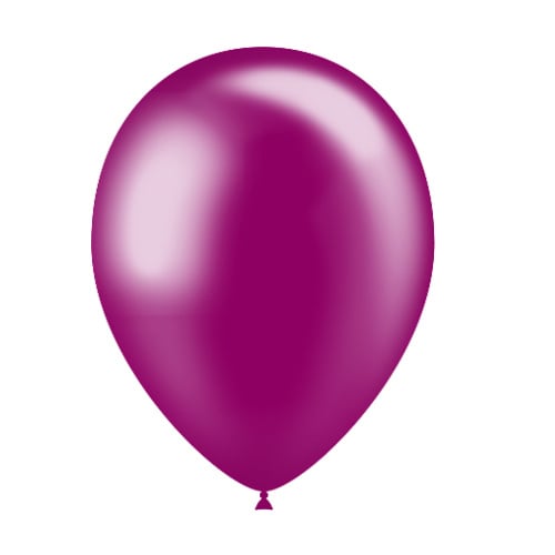 Palloncini fucsia metallizzati 25cm 50pz